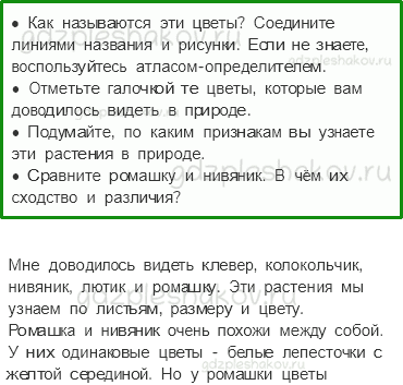 Рабочая тетрадь – Часть 2 (стр. 30) – Почему мы не будем рвать цветы и ловить бабочек? – 1 - 0