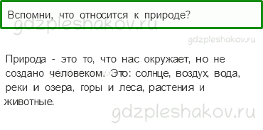 Учебник – Часть 1 (стр. 24) – Неживая и живая природа – 1 - 0