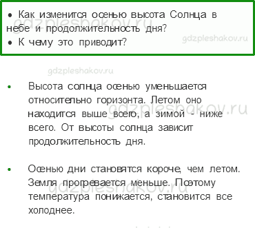 Учебник – Часть 1 (стр. 39) – Живая природа осенью – 1 - 0