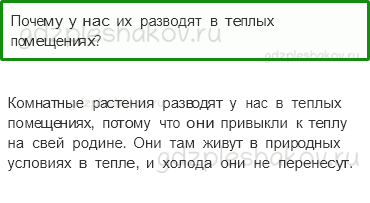 Учебник – Часть 1 (стр. 79) – Комнатные растения – 3 - 0