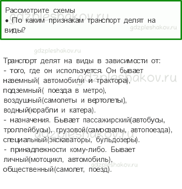 Учебник – Часть 1 (стр. 116) – Какой бывает транспорт – 2 - 0