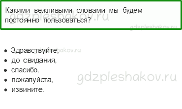 Учебник – Часть 2 (стр. 55) – Правила вежливости – 3 - 0