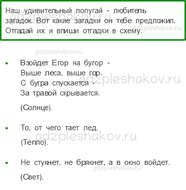 Рабочая тетрадь – Часть 1 (стр. 18) – Неживая и живая природа – 5 - 0