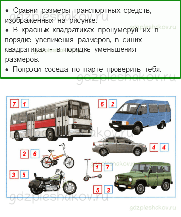 Рабочая тетрадь – Часть 1 (стр. 76) – Какой бывает транспорт – 4 - 0