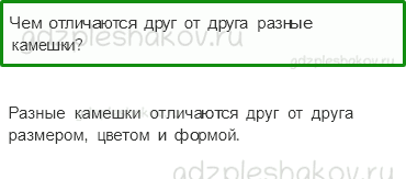 Учебник – Часть 1 (стр. 21) – Что у нас под ногами? – 2 - 0