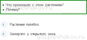 Учебник – Часть 1 (стр. 71) – Как живут растения? – 1-4 - 0