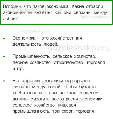 Учебник. Часть 2 – Для чего нужна экономика (стр. 38) – Вопросы параграфа – 1 - 0