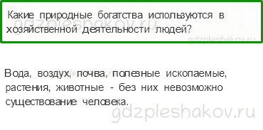 Учебник. Часть 2 – Природные богатства и труд людей – основа экономики (стр. 45) – Проверь себя – 2 - 0