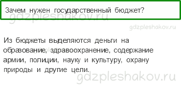 Учебник. Часть 2 – Государственный бюджет (стр. 74) – Проверь себя – 2 - 0
