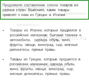 Учебник. Часть 2 – На юге Европы (стр. 148) – Задания для домашней работы – 2 - 0