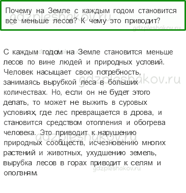 Учебник. Часть 1 – Природа в опасности! (стр. 34) – Проверь себя – 1 - 0