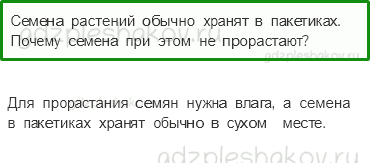 Учебник. Часть 1 – Размножение и развитие растений (стр. 80) – Обсудим – 2 - 0