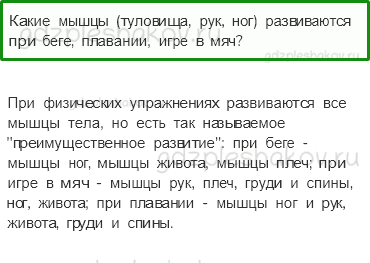 Учебник. Часть 1 – Опора тела и движение (стр. 136) – Обсудим – 2 - 0