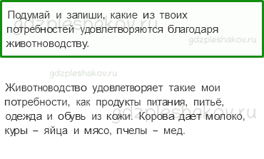 Рабочая тетрадь. Часть 2 – Чему учит экономика (стр. 34) – Животноводство – 2 - 0