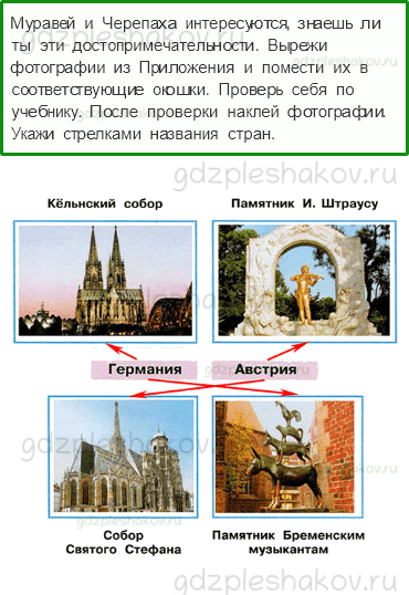 Рабочая тетрадь. Часть 2 – Путешествие по городам и странам (стр. 78) – В центре Европы – 7 - 0