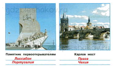 Рабочая тетрадь. Часть 2 – Путешествие по городам и странам (стр. 94) – По знаменитым местам мира – 4 - 1