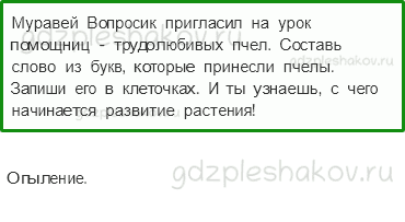 Рабочая тетрадь. Часть 1 – Эта удивительная природа (стр. 45) – Размножение и развитие растений – 1 - 0