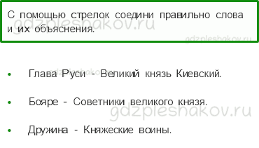 Рабочая тетрадь. Часть 2 – Страницы истории России (стр. 16) – Во времена Древней Руси – 2 - 0