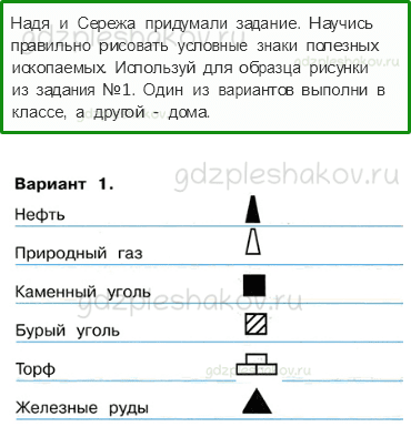 Рабочая тетрадь. Часть 1 – Родной край – часть большой страны (стр. 71) – Наши подземные богатства – 2 - 0