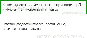 Учебник. Часть 2 – Славные символы России (стр. 174) – Обсудим – 2 - 0