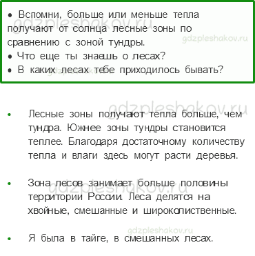 Учебник. Часть 1 – Тундра (стр. 94) – На следующем уроке – 1 - 0