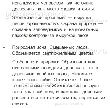 Учебник. Часть 1 – Лес и человек (стр. 108) – Проверь себя – 4 - 1