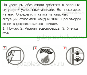 Проверочные работы – Наша безопасность (стр. 46) – Вариант 1 – 1 - 0