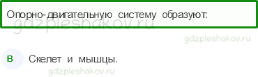 Тесты – Мы и наше здоровье (стр. 39) – Опора тела и движение – 126 - 0