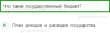 Тесты – Чему учит экономика (стр. 65) – Государственный бюджет – 216 - 0